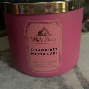 Strawberry Pound Cake Bath and Body Works candle
